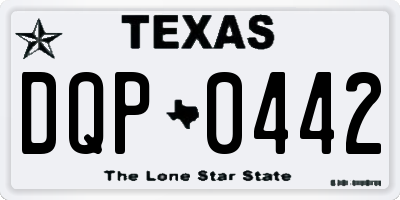 TX license plate DQP0442