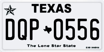 TX license plate DQP0556