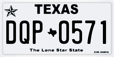 TX license plate DQP0571
