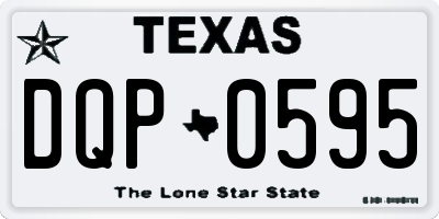 TX license plate DQP0595