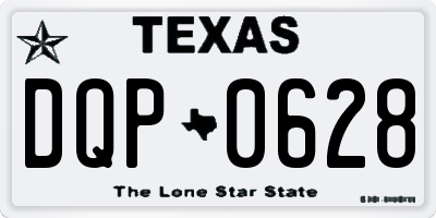 TX license plate DQP0628