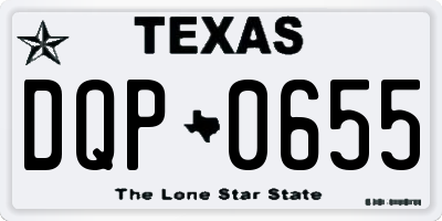 TX license plate DQP0655