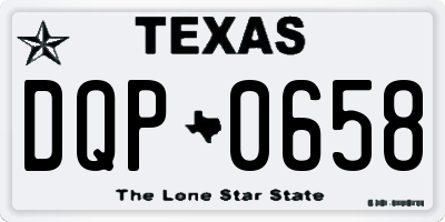 TX license plate DQP0658