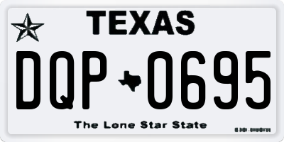 TX license plate DQP0695