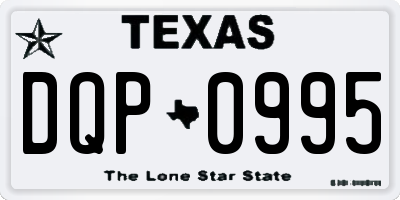 TX license plate DQP0995