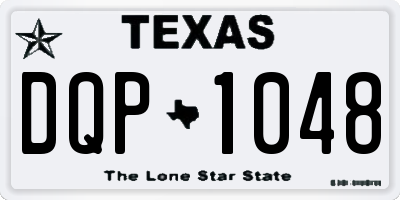 TX license plate DQP1048