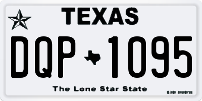 TX license plate DQP1095