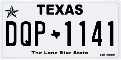 TX license plate DQP1141