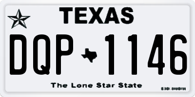 TX license plate DQP1146