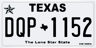 TX license plate DQP1152
