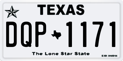TX license plate DQP1171