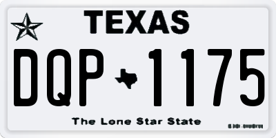 TX license plate DQP1175