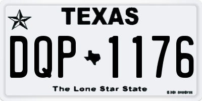 TX license plate DQP1176