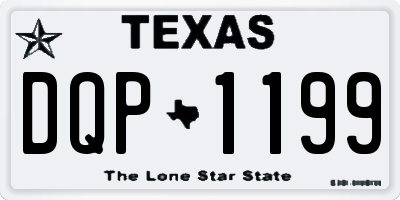 TX license plate DQP1199