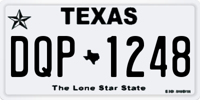 TX license plate DQP1248