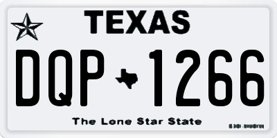 TX license plate DQP1266