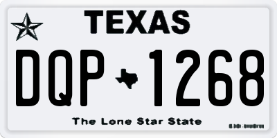 TX license plate DQP1268
