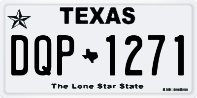 TX license plate DQP1271