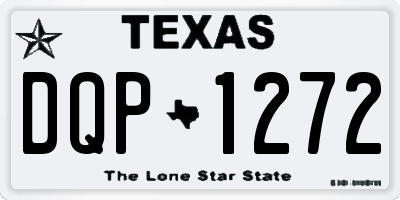 TX license plate DQP1272