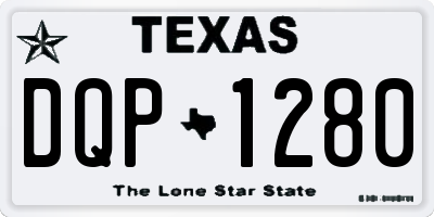 TX license plate DQP1280