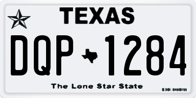 TX license plate DQP1284