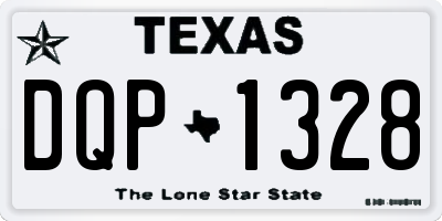 TX license plate DQP1328