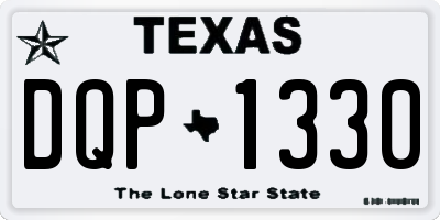 TX license plate DQP1330