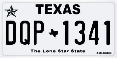 TX license plate DQP1341