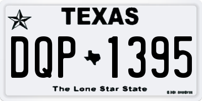 TX license plate DQP1395