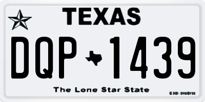TX license plate DQP1439