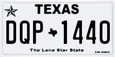 TX license plate DQP1440