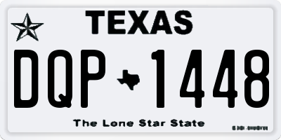 TX license plate DQP1448