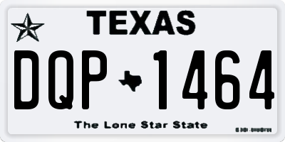 TX license plate DQP1464