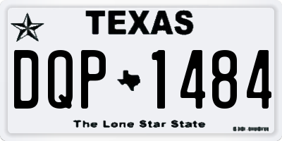 TX license plate DQP1484