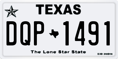 TX license plate DQP1491
