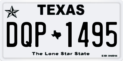 TX license plate DQP1495