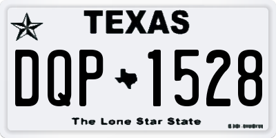 TX license plate DQP1528