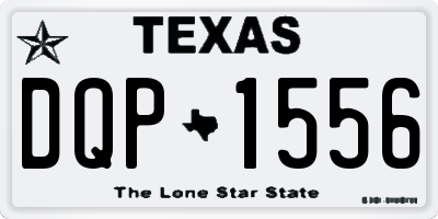 TX license plate DQP1556