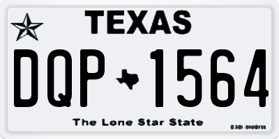 TX license plate DQP1564