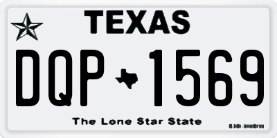 TX license plate DQP1569
