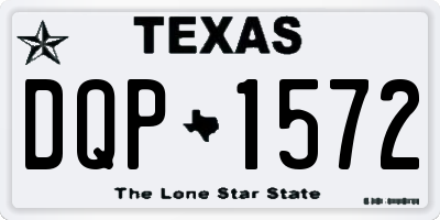 TX license plate DQP1572