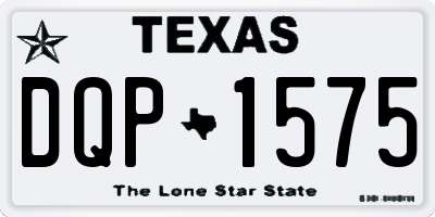 TX license plate DQP1575