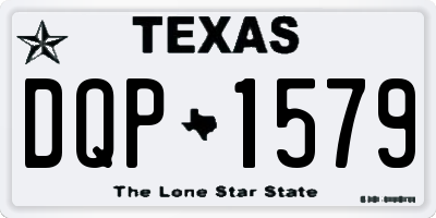 TX license plate DQP1579