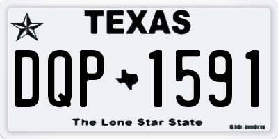 TX license plate DQP1591