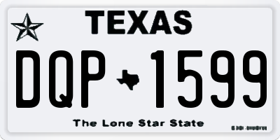 TX license plate DQP1599