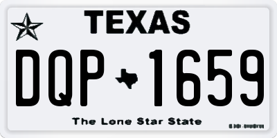 TX license plate DQP1659
