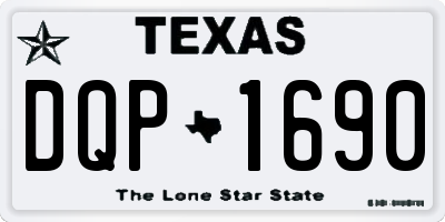 TX license plate DQP1690