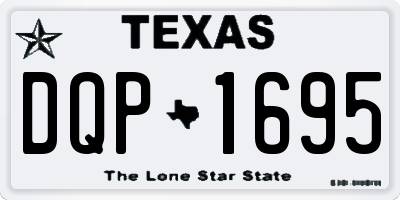 TX license plate DQP1695