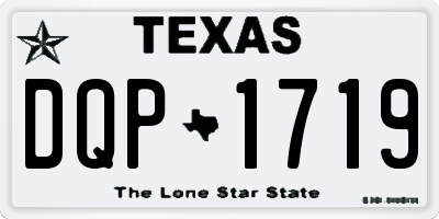 TX license plate DQP1719