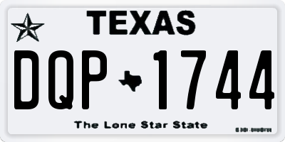 TX license plate DQP1744